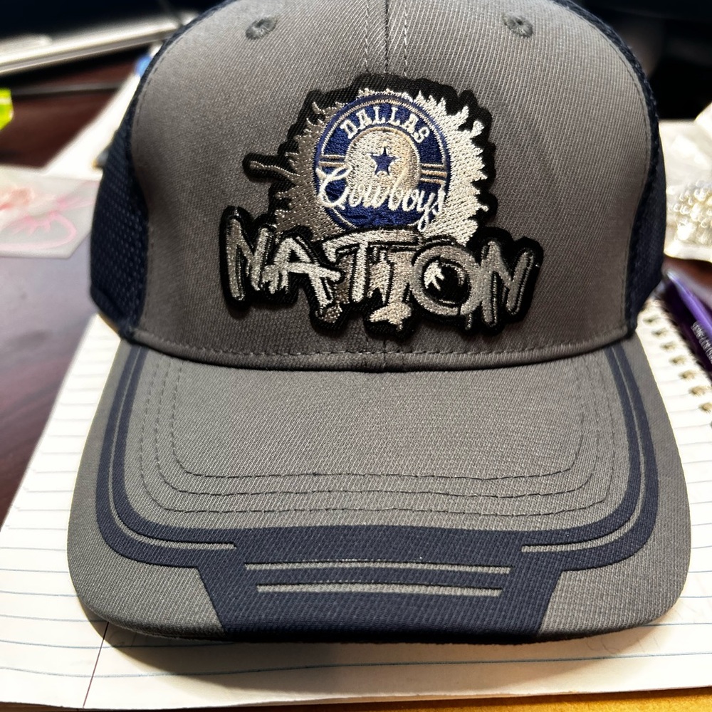 Dallas Cowboys Nation Gray and Black Cap